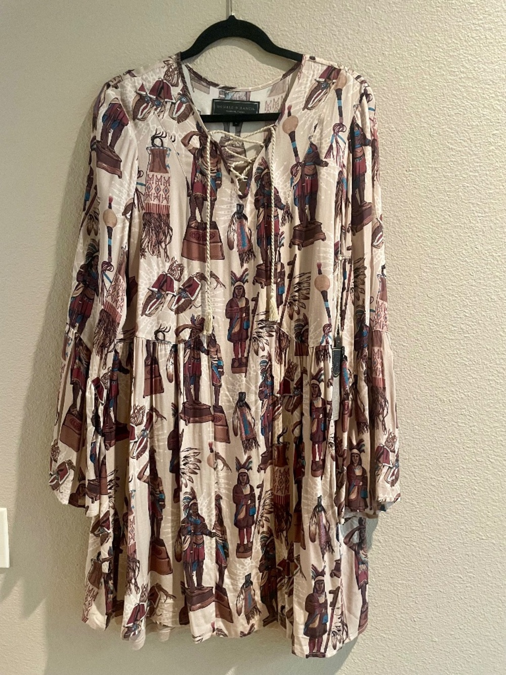 Tobacco Salesman Cigar Statue Dress, NWT, size L by Double D Ranch